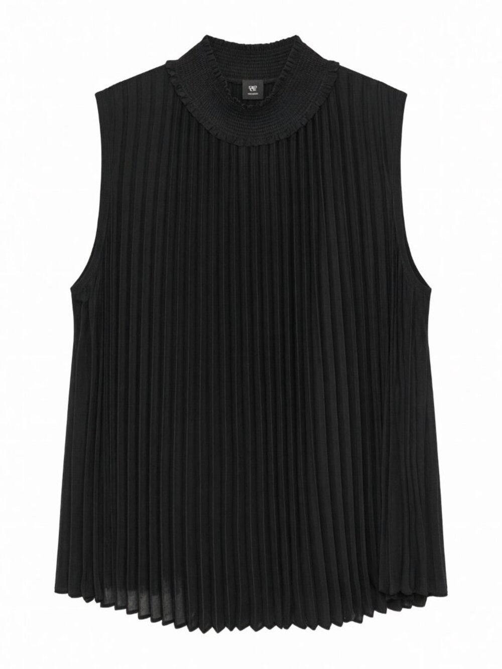 Nanette Lepore Women's Pleated Sleeveless Top M